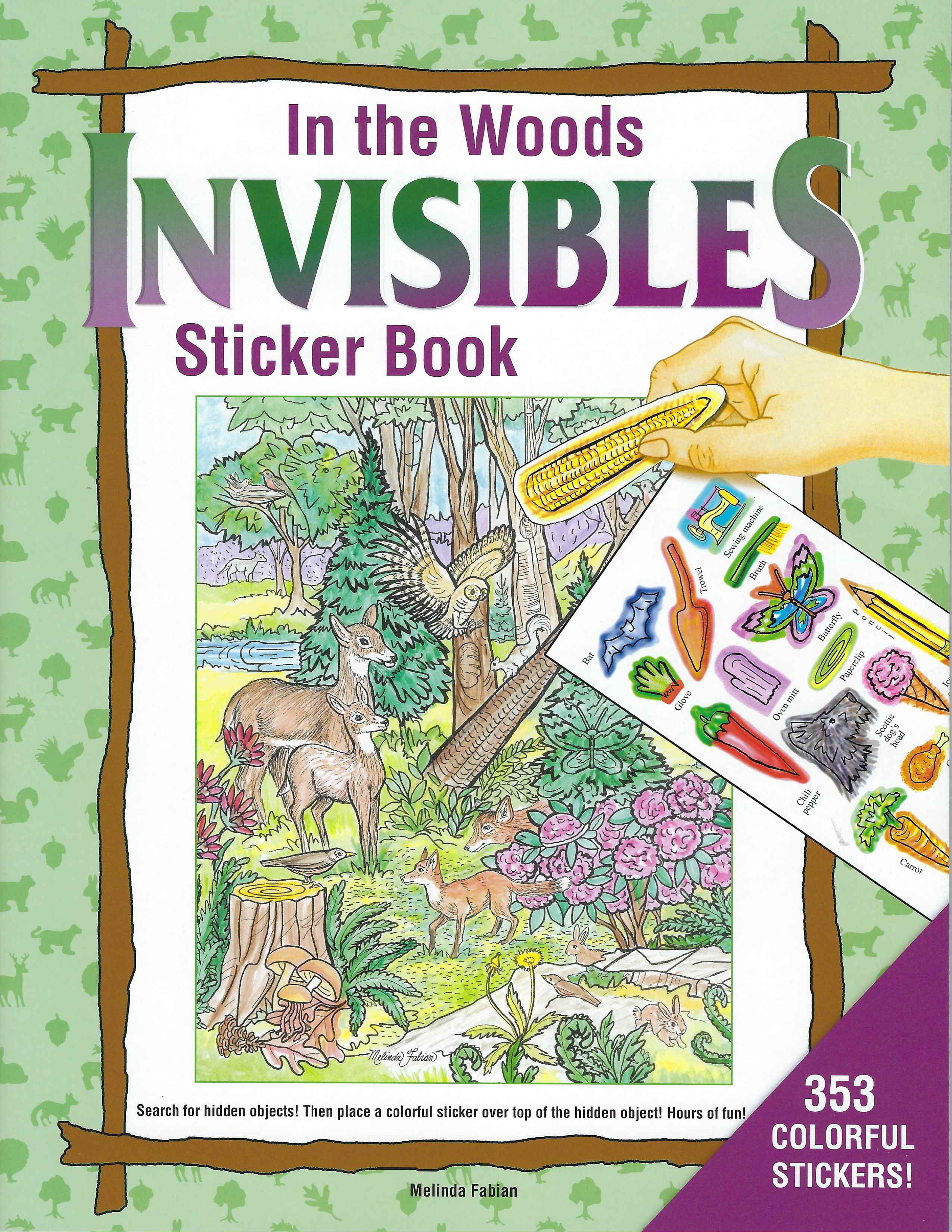 In the Woods Invisibles Sticker Book Melinda Fabian